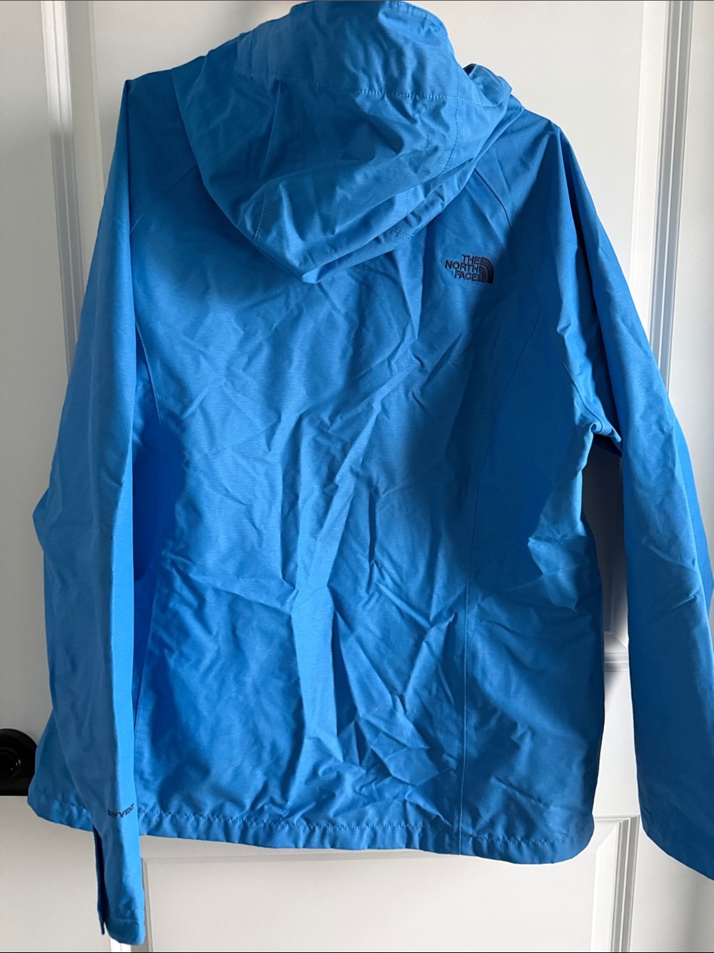 The North Face Bright Blue Hooded Shell Jacket - Like New - Picture 5 of 12